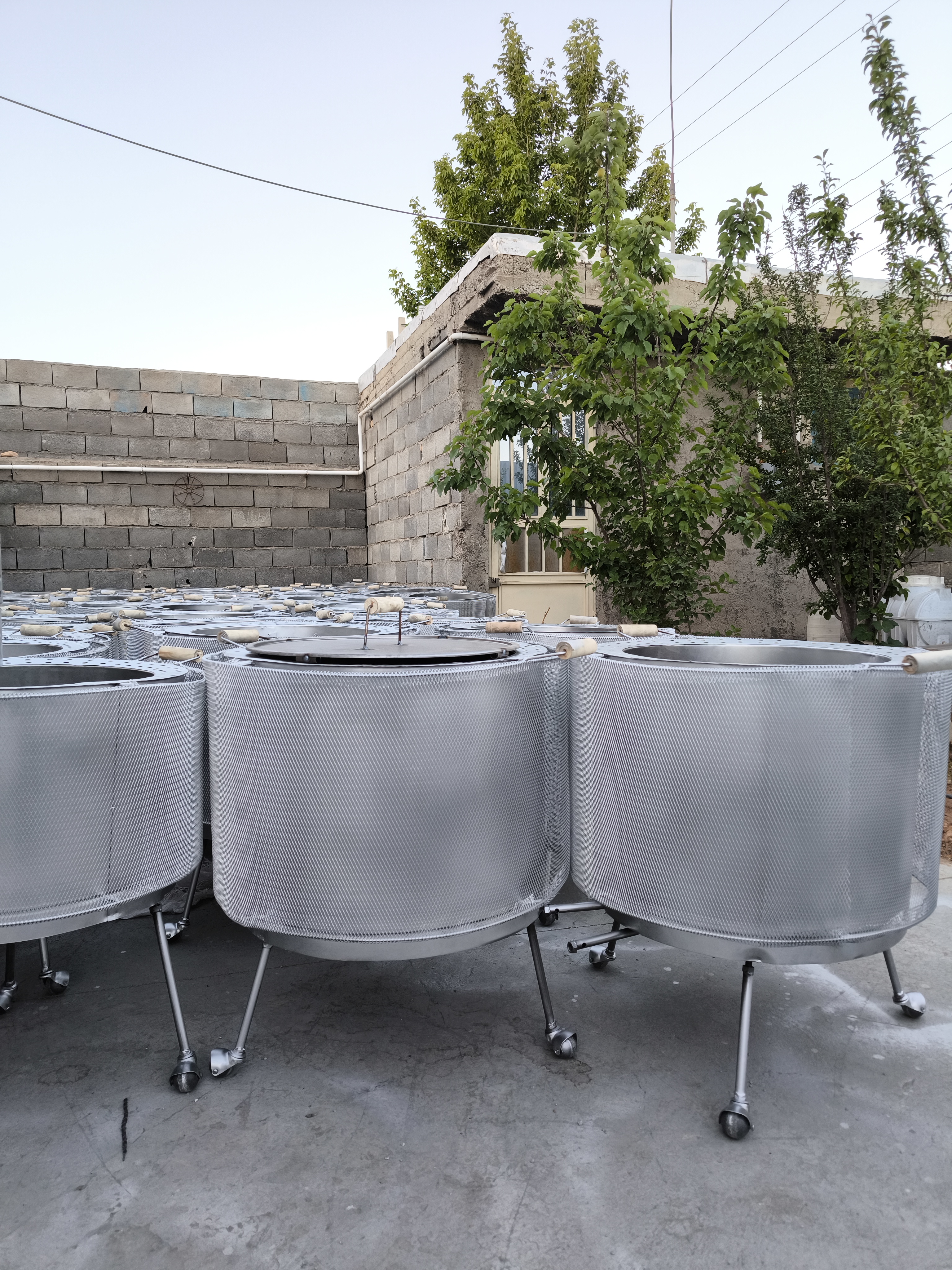 تنور استوانه قطر دهانه 60سانتی