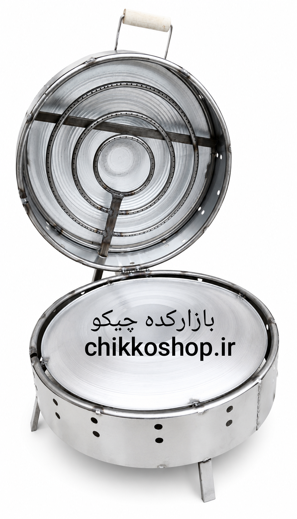 تنورصدفی پنجاه سانتی پنج شعله سنگین وزن